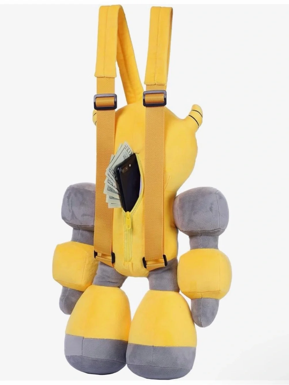 Transformers - Yellow Bumblebee Plush Backpack
